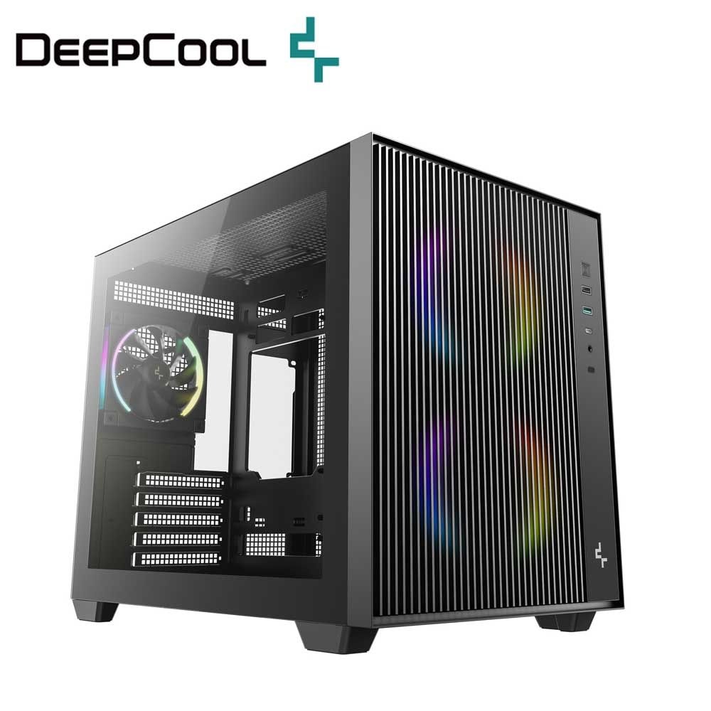Micro-ATX/Mini-ITX対応 CG330 MESH 3F ミニタワーPCケース（ブラック