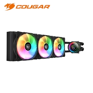 COUGAR�b�N�[�K�[�b�����̌^CPU�N�[���[ Poseidon Elite ARGB 120mm�t�@������ 360mm�i�u���b�N�j�bCGR-PSDELRGB-B-360