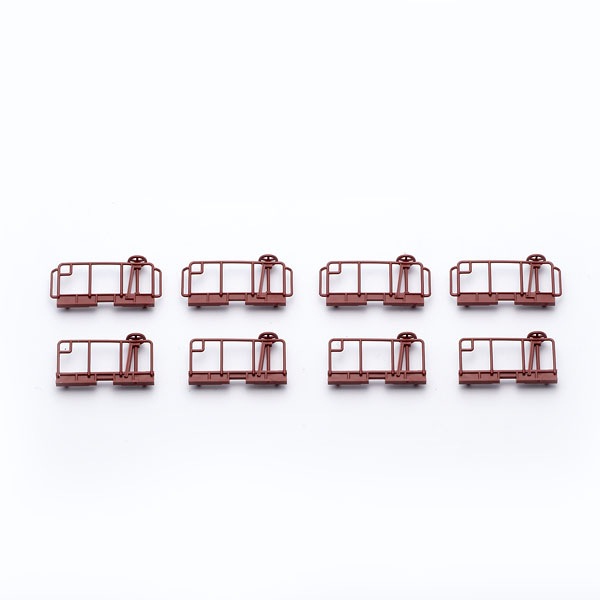 【鉄道部品】コキ50000 車体切り抜き(札差) 再生産】(N) PP0811 コキ50000部品A（手すり×4個入、手すり改良