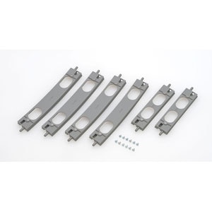(N) 3060 ワイドレール用単線橋脚ベース C605-10・S70 (6本組)【在庫処分】