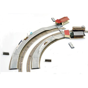 (N) 224822 建物コレクション 駅D【パッケージ不良】【開梱品･未使用】