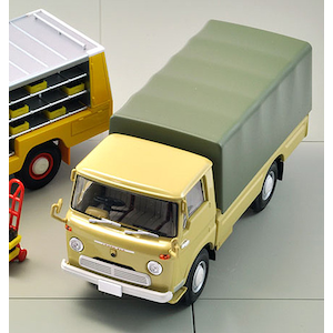【正式ご購入】1/43 LV43-02b いすゞエルフ 低床 茶【232148】
