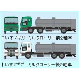 (N) ザ・トラックコレクション 2台セットH ミルクローリー