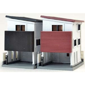 (N) 建物コレクション017-4 狭小住宅B4