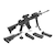 �g�~�[�e�b�N�b�y�Đ��Y�z1/12 ���g���A�[�����[ M4A1�^�C�v2.0�yLA050�z�bTT 291091 LA291091 M4A1�^�C�v2.0