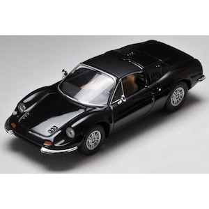 1/64 TLV ディーノ246GTS(黒)【306207】