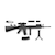 �g�~�[�e�b�N�b�y�Đ��Y�z1/12 ���g���A�[�����[ M16A4�^�C�v�yLA056�z�bTT 307464 LA056 M16A4����