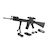 �g�~�[�e�b�N�b�y�Đ��Y�z1/12 ���g���A�[�����[ M16A4�^�C�v�yLA056�z�bTT 307464 LA056 M16A4����