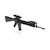 �g�~�[�e�b�N�b�y�Đ��Y�z1/12 ���g���A�[�����[ M16A4�^�C�v�yLA056�z�bTT 307464 LA056 M16A4����