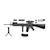 �g�~�[�e�b�N�b�y�Đ��Y�z1/12 ���g���A�[�����[ M16A4�^�C�v�yLA056�z�bTT 307464 LA056 M16A4����