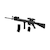 �g�~�[�e�b�N�b�y�Đ��Y�z1/12 ���g���A�[�����[ M16A4�^�C�v�yLA056�z�bTT 307464 LA056 M16A4����