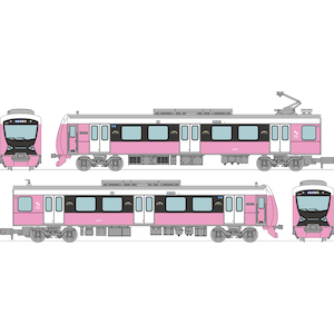 (N) 鉄道コレクション 静岡鉄道A3000形 Pretty Pink 2両セットG【在庫処分】