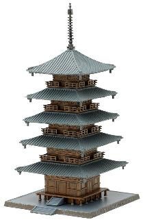 奈良薬師寺金堂 模型 縮尺1/160 亜鉛ダイカスト純金メッキ ガラスケース入り 奈良薬師寺金堂 模型 縮尺1/160 亜鉛ダイカスト純金メッキ