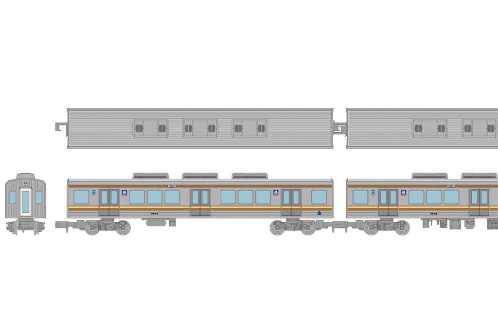 Osaka Metro66系未更新車(堺筋線12編成)基本4両セット｜製品を