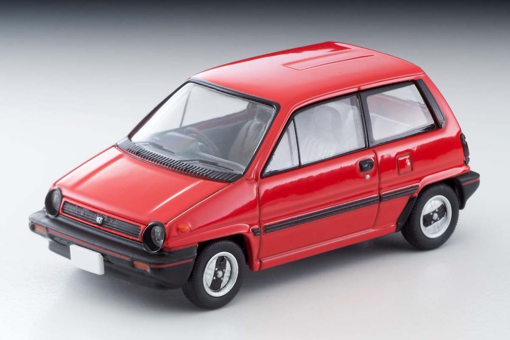 有井製作所 HONDA CITY・プロT モトコンポ付き 1/64 LV-N272a ホンダ シティR（赤）モトコンポ付 81年式