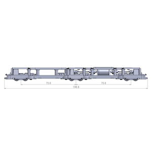トミーテック｜【再生産】鉄道コレクション動力ユニット　LRT用5連接　TM-LRT05｜ﾃﾂｺﾚﾄﾞｳﾘﾖｸ TM-LRT05