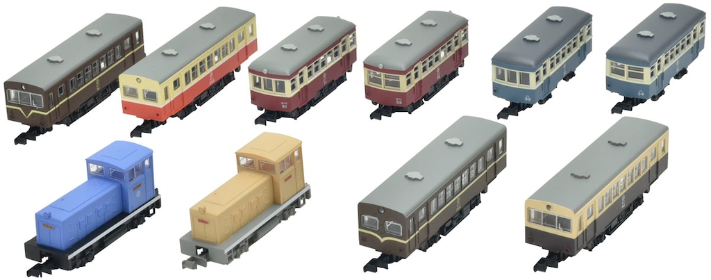 爆買い安いトミーテック ノスタルジック 鉄道コレクション 第１弾とTM-TR07x6,TT-03Rx2 私鉄車輌