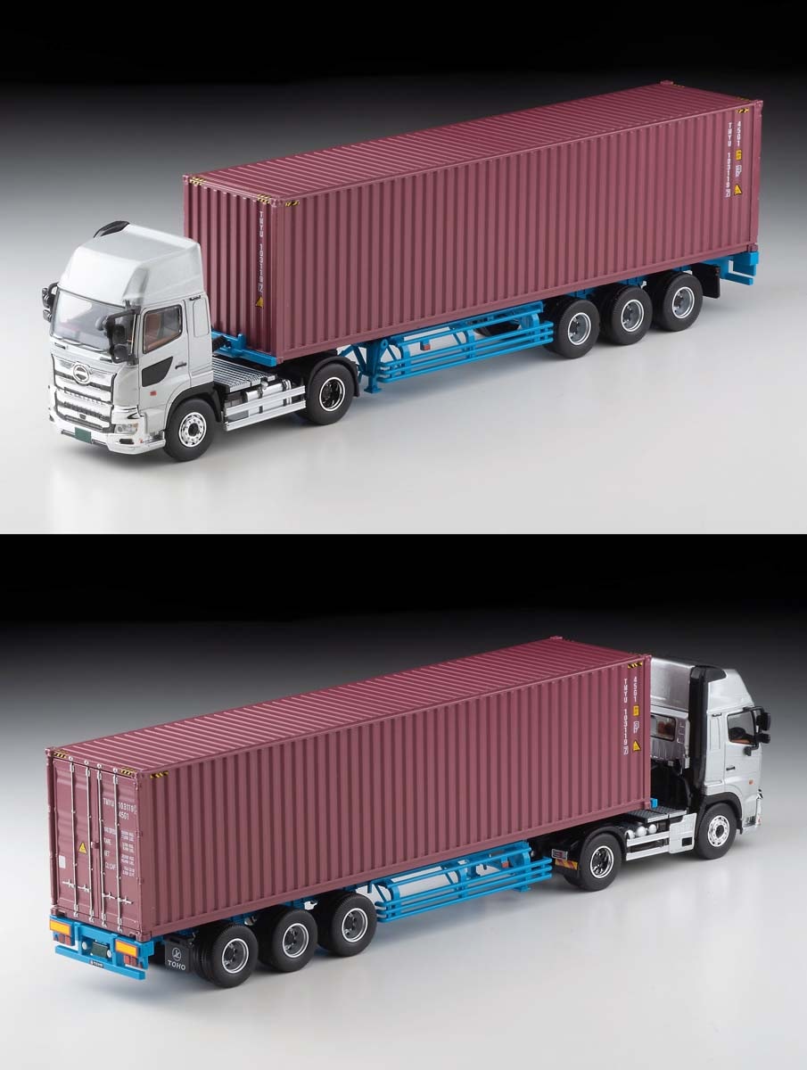 タミヤコンテナ タミヤより1/14電動RCビッグトラックのトレーラーヘッドに装着