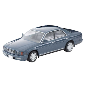 1/64 LV-N265b 日産セドリック V30ツインカム グランツーリスモSV（グレイッシュブルー）91年式【320685】
