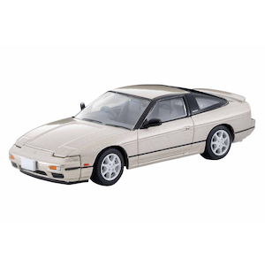 1/64 LV-N235c 日産180SX TYPE-II スペシャルセレクション装着車（イエロイッシュシルバー） 91年式【322849】