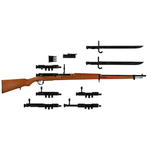 1/12 リトルアーモリー STUDY1942 三八式歩兵銃タイプ【LA086】