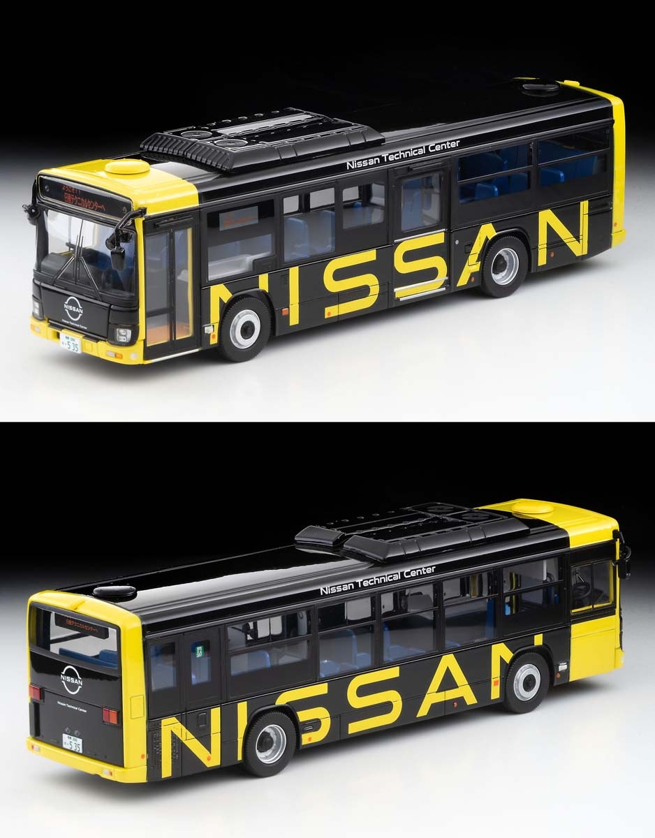1/64 LV-N245e いすゞ エルガ 日産送迎バス（イカズチイエロー