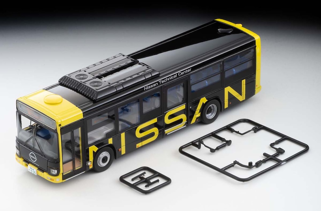 1/64 LV-N245e いすゞ エルガ 日産送迎バス（イカズチイエロー