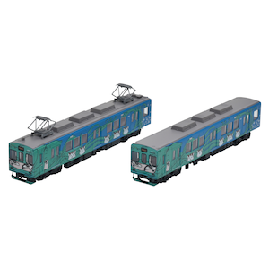 トミーテック｜(N) 鉄道コレクション 伊賀鉄道200系 205編成（忍者列車緑色）2両セットD｜TT ﾃﾂｺﾚ ｲｶﾞﾃﾂﾄﾞｳ200ｹｲ205 2R D