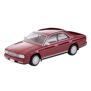 1/64 LV-N289a 日産 グロリア V30E ブロアム（赤）【327226】