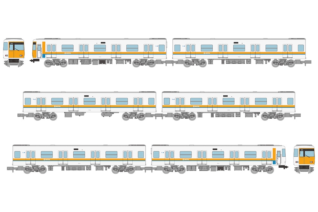 N) 鉄道コレクション近畿日本鉄道7000系更新車6両セット