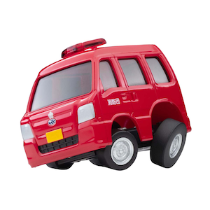 チョロQ Q's QS-04b スバル サンバー バン 消防指揮車【328490】