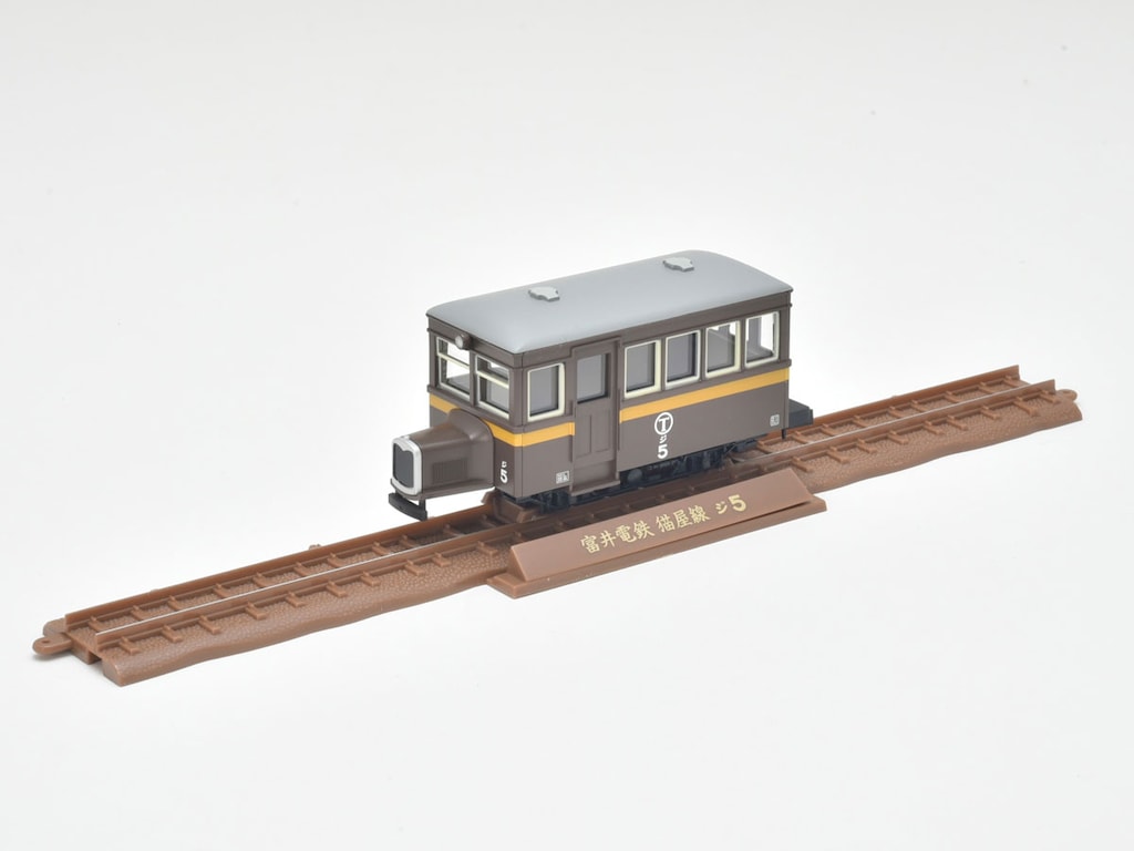 レトロ　HOゲージ HOナロー) 鉄道コレクション ナローゲージ80 猫屋線 ジ7旧塗装