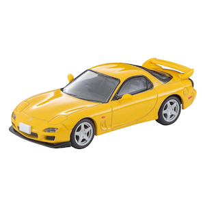 1/64 LV-N267d マツダ RX-7 タイプR バサーストR（黄） 2001年式【332541】