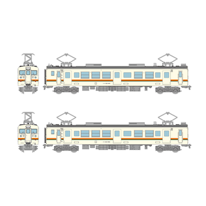 N) 19505 JR123系5040番台 身延線 2両セット(着色済み組立キット 