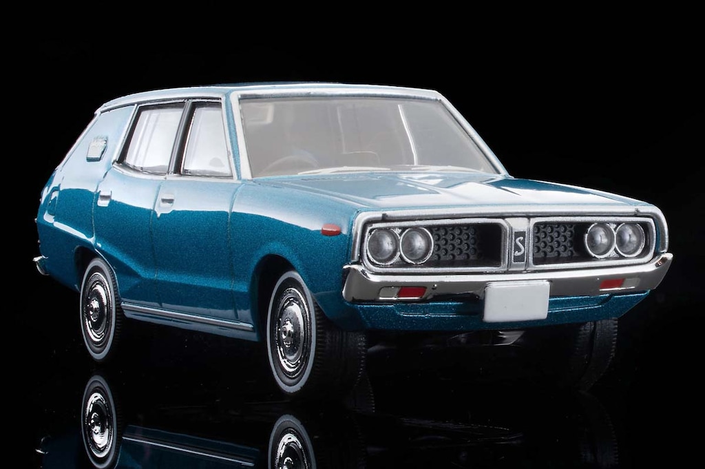 1/64 LV-N55b 日産 スカイライン ワゴン 1800 スポーティGL （青