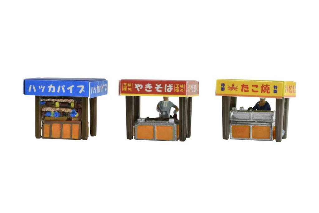 TOMさん専用③ N) 情景小物003-3 露店B3 | トミーテック | ジョウケイコモノ003