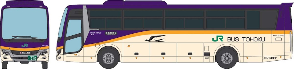 N) ザ・バスコレクション JR東北バス2台セットA(みずうみ号