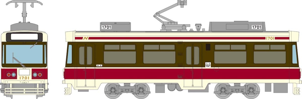 トミーテック 鉄道コレクション 土佐電気鉄道 山陽電気軌道 広島電鉄　路面電車 ユニトラムの置いただけ路面電車レイアウト 第80回 長崎電気軌道