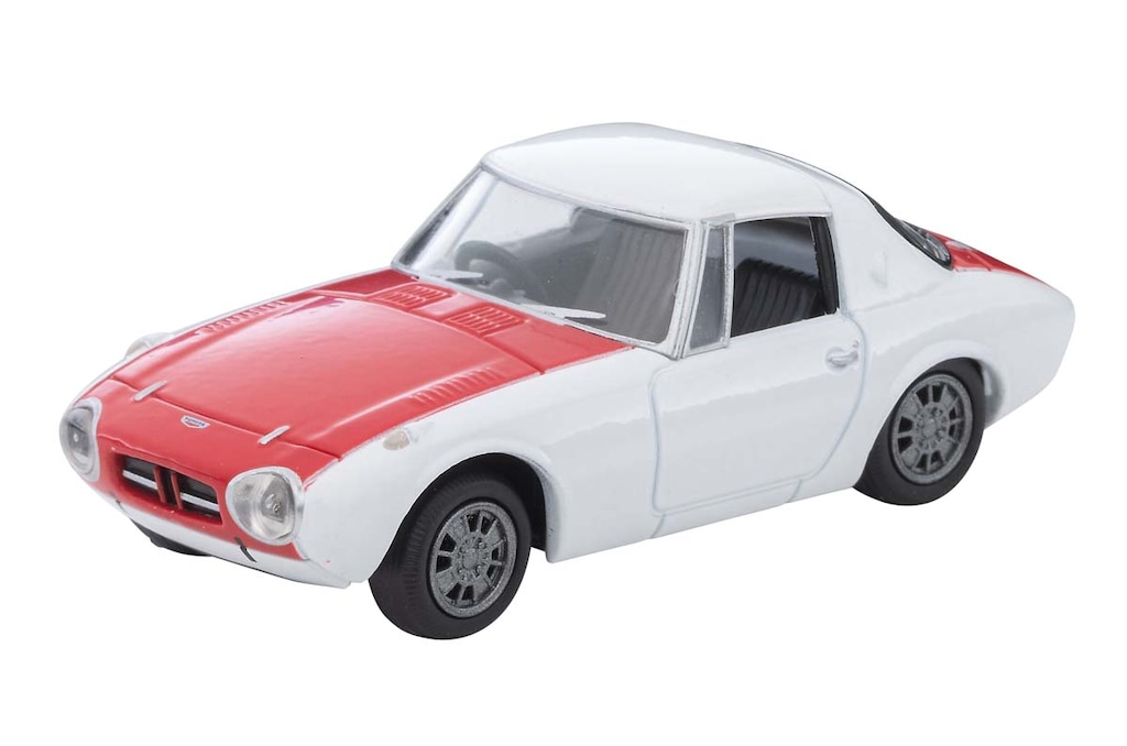 1/64 LV-215a トヨタ スポーツ800 カスタムカラー仕様 （白／赤