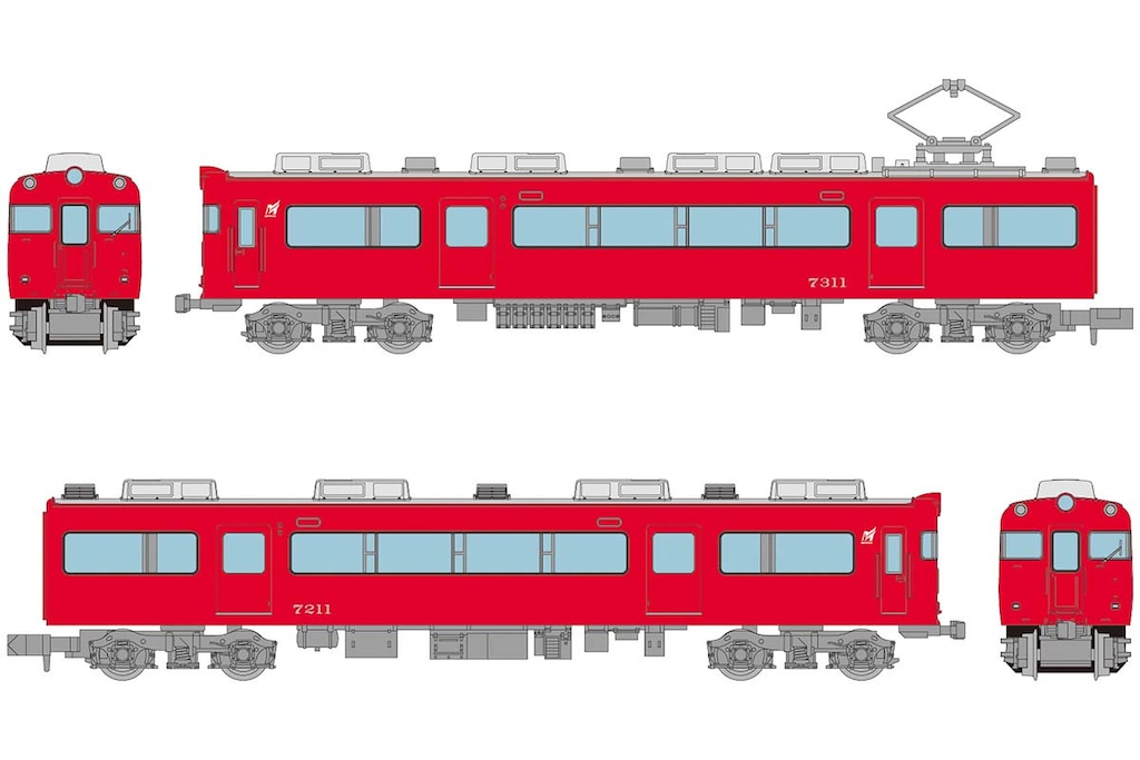 か*い様 54)鉄道模型 ジャンク品 谷川製作所 名鉄シリーズBK3800