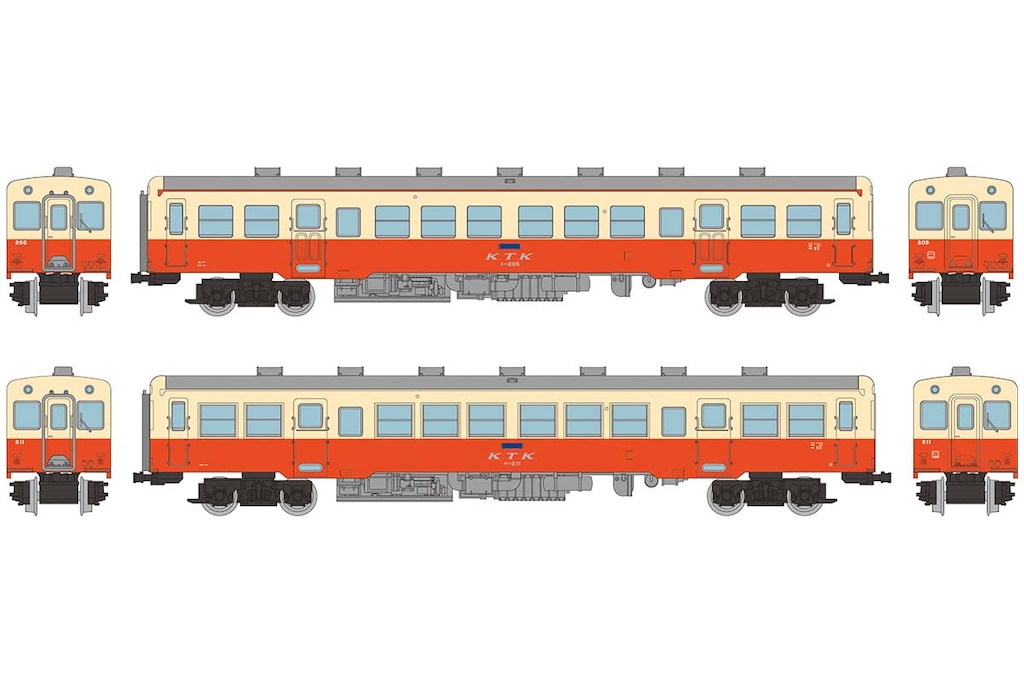 N) 鉄道コレクション 小湊鐵道キハ200形（205＋211）2両セット