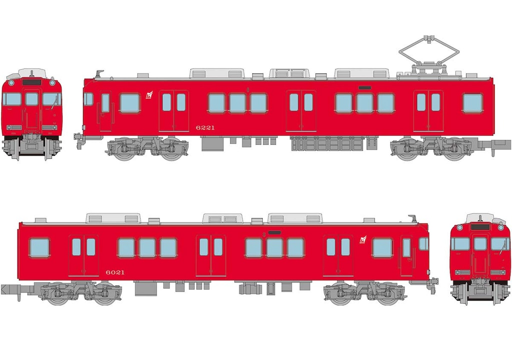 Zゲージ 鉄道模型名鉄 赤 2両セット Zゲージ 鉄道模型名鉄 赤 2両セット - メルカリ
