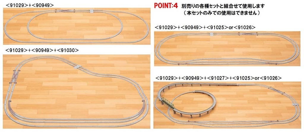 トミックス 91029 レールセット複線化両渡りポイントセット N