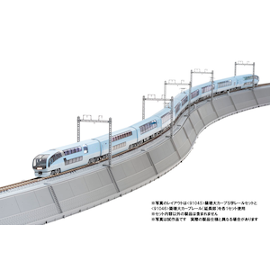 N) 91045 築堤大カーブS字レールセット | トミックス | トミックス 