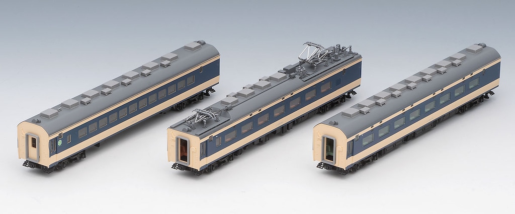 えきねっとショッピング限定　ありがとう　583系 サボ　プレート 5枚セット N) 98807 JR 583系特急電車（青森運転所）増結セット（3両