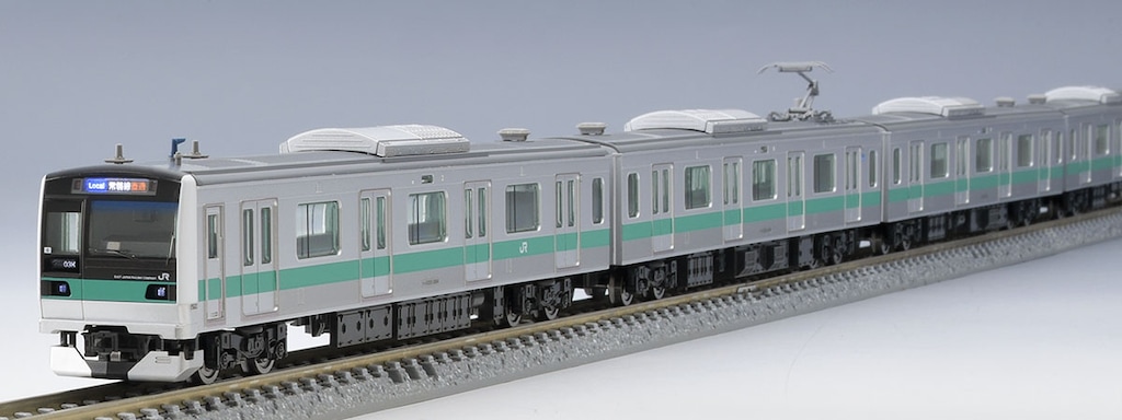 ひ*ん様 小湊鉄道をイメージしておりますNゲージ車両展示台 エビスビールの箱入り N) 98841 JR E233 2000系電車（常磐線各駅停車）基本 6両セット