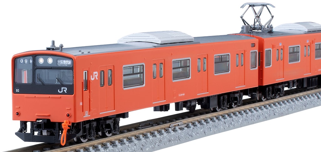 N) 98843 JR 201系通勤電車（JR西日本30N更新車・オレンジ