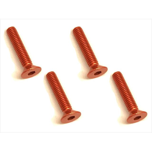 3×16 ヘックス皿ビス オレンジ（4本入）【SAR-316OR】