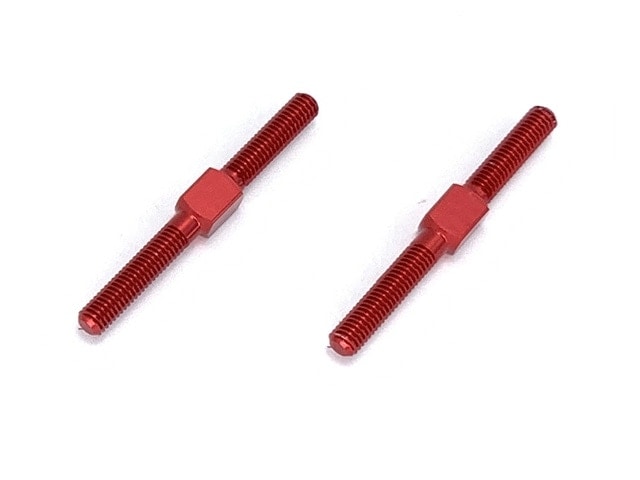 70-75ジュラルミンターンバックルM3×32mm(レッド)【SGX-3032R