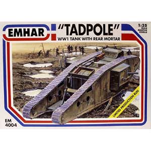 1/48 イギリス軍 WW.I マークIV タッドポール (3Dプリンター製